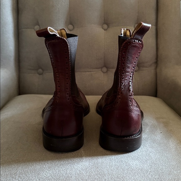 Dolce & Gabbana men’s Sz 11 (US: UK 10) Burgundy Leather Boots - Picture 3 of 6